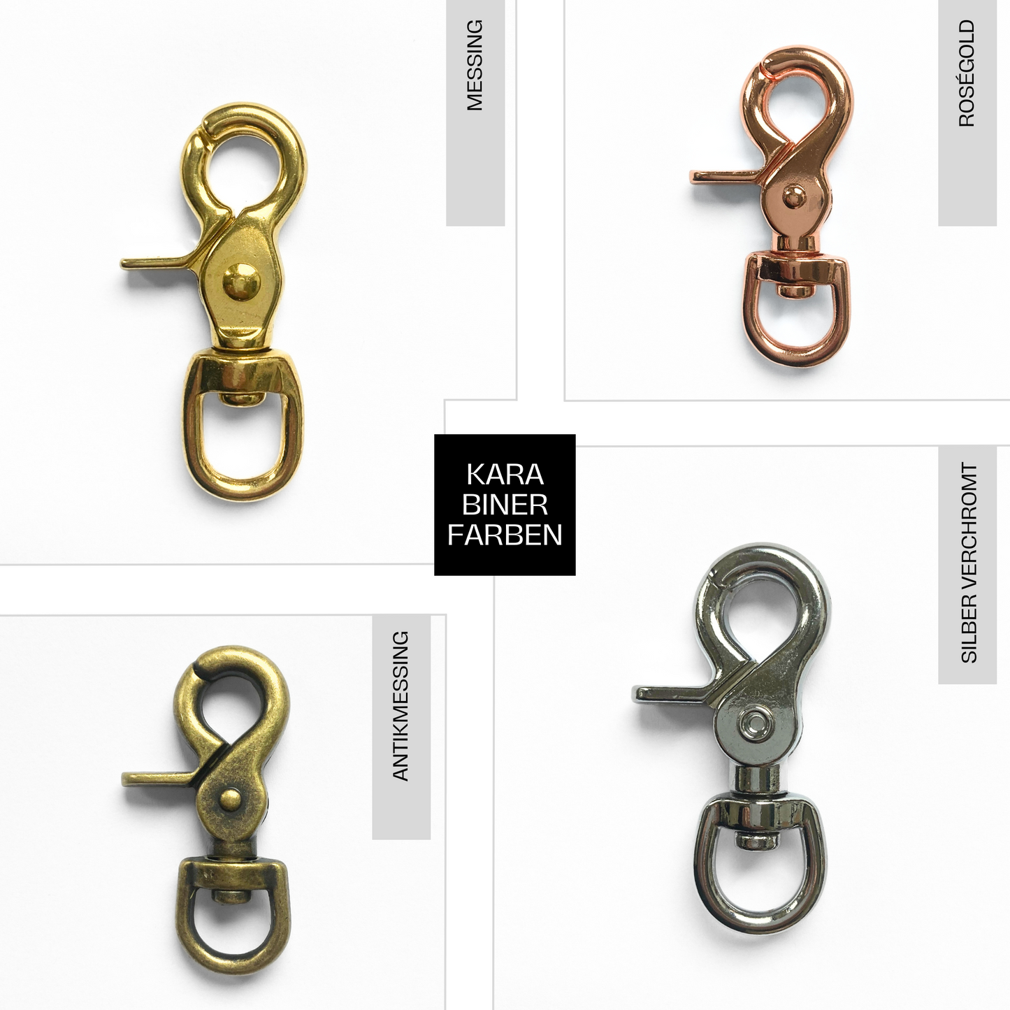 Hundeleine ELLA aus Leder. Handgefertigte Lederleine in der Farbe Cognac Braun für deinen Hund. Hundelederleine. Karabinerfarben