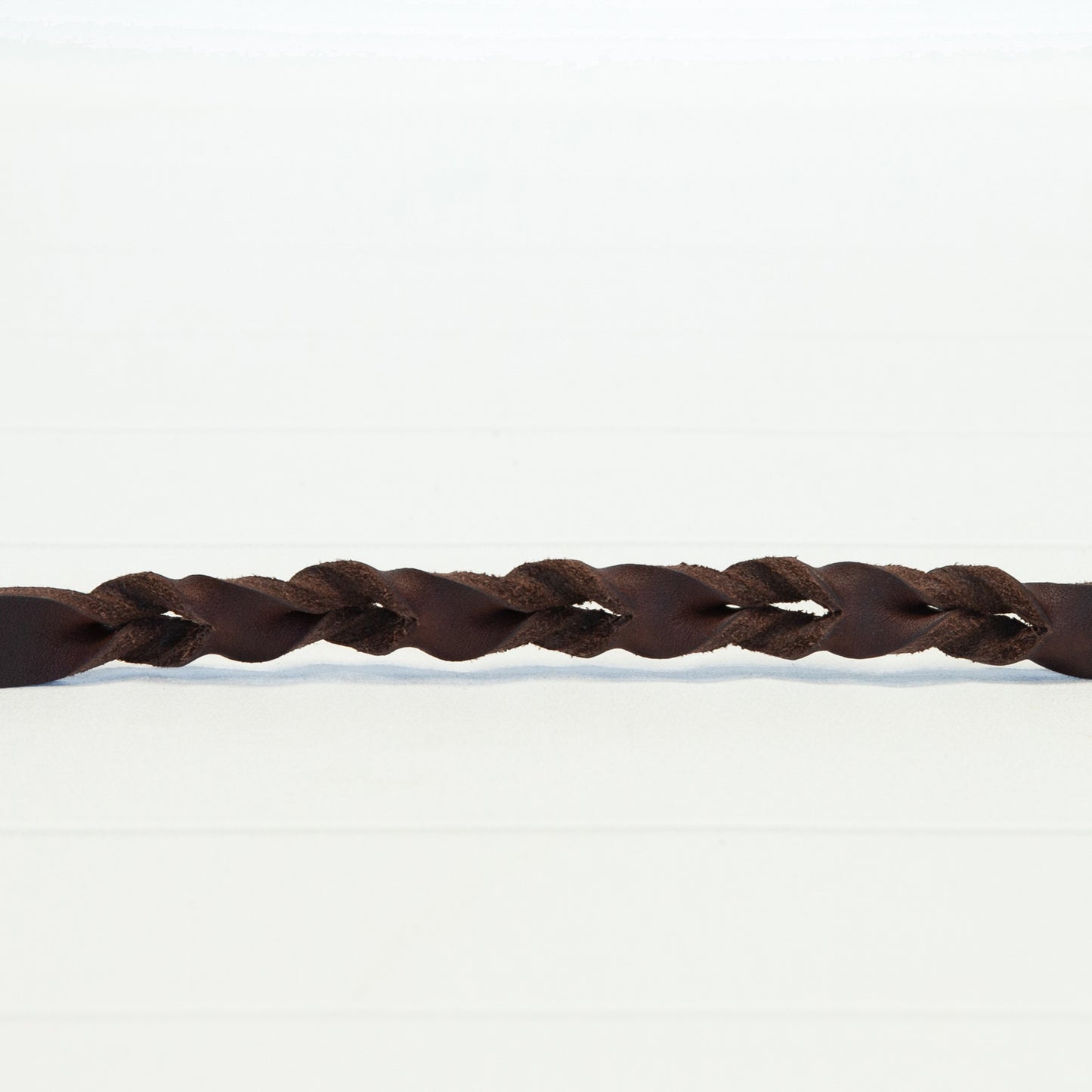 Braune Echtleder Leine "IHSY" Hunde Geflochten | 120 cm | Geschenkidee Hundebesitzer 